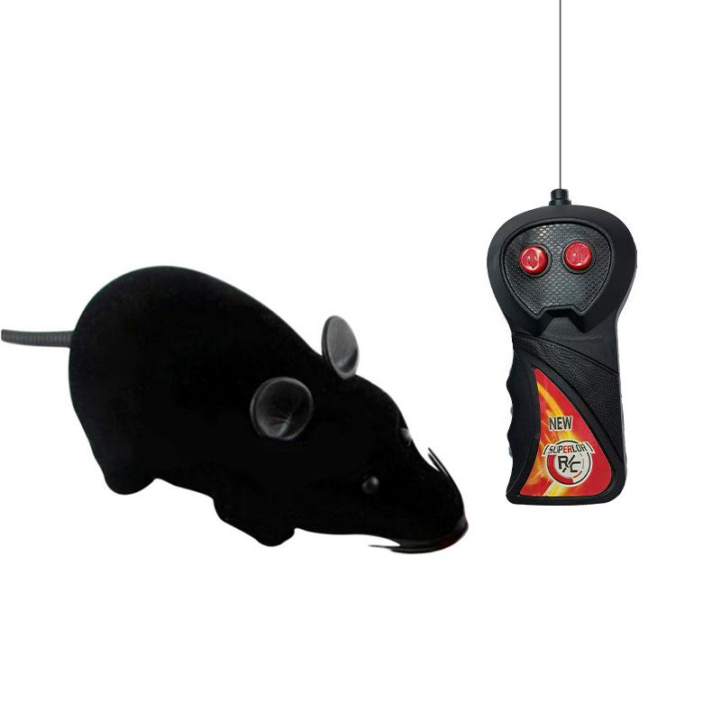Novel Remote Control Mouse Cat Teaser Toy - Infrared Simulator Animal Electric Toy