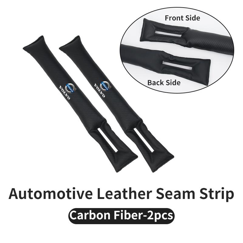 Automotive Two-tone Leather Seam Strip Leak-Proof Auto Seat Gap Plug For Volvo XC60 S60 V40 V50 V60 XC40 V70 C30 S40 XV40 S70