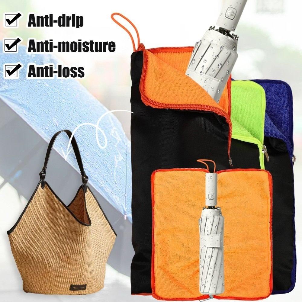 Lightweight Absorbent Folding Umbrella Bag Foldable Waterproof Storage Bag Umbrella