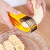 1PC Kitchen Accessories Banana Slicer Fruit Vegetable Sausage Slicer Stainless Steel Banana Cutter Salad Sundaes Tools Cooking Tools