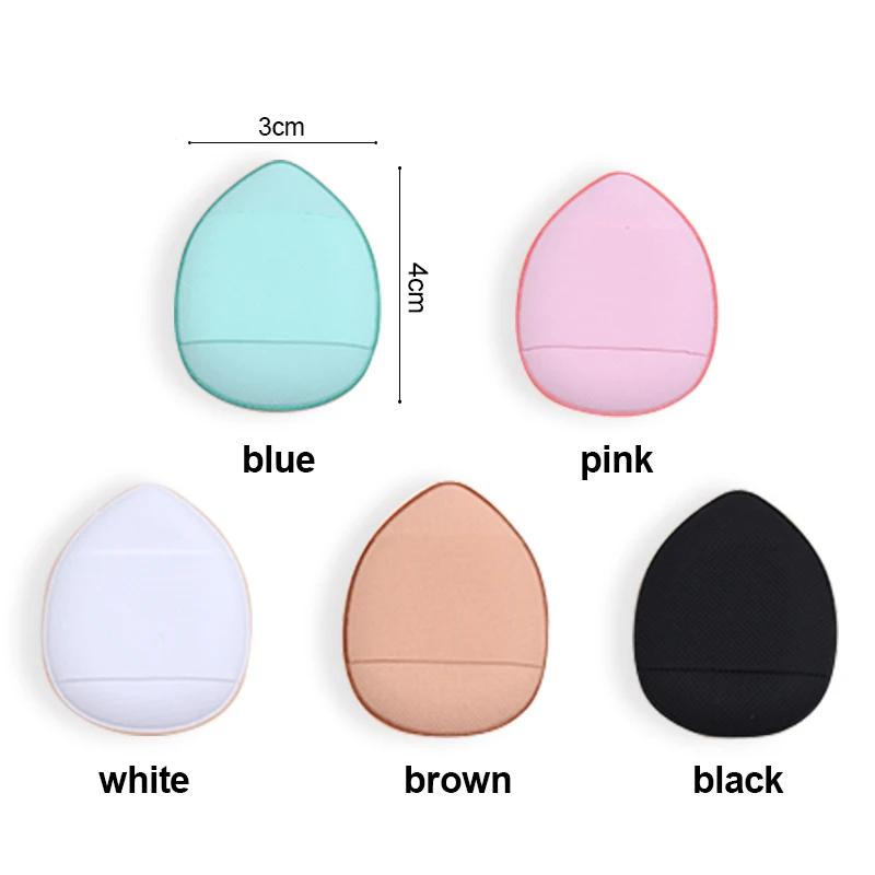 6 Pièces Mini Applicateur Doigt Fond de Teint Petit Coussin d'Air Éponge Poudre Correcteur Visage BB Crème Applicateur Cosmétique Outils Maquillage