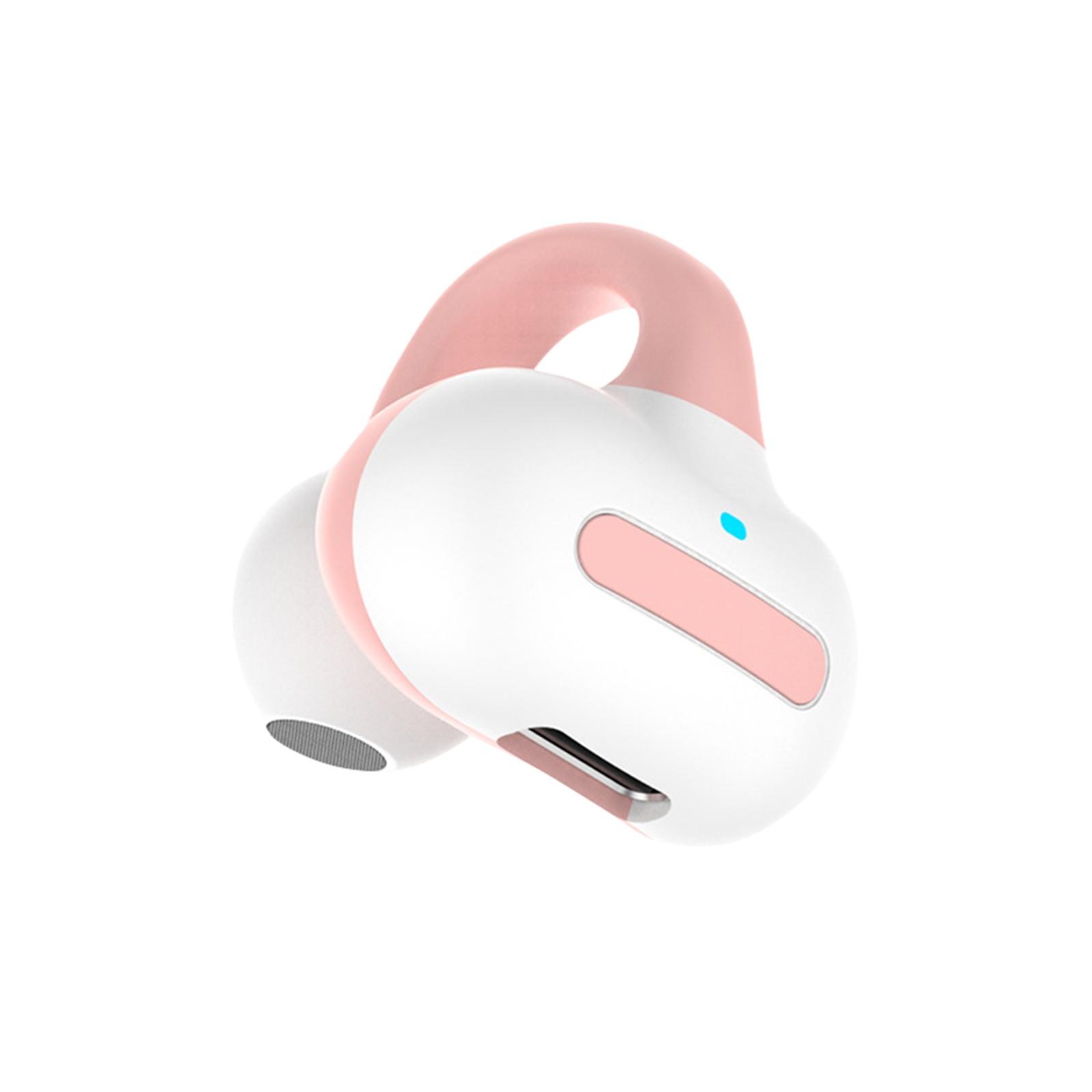 

Гарнитура Bluetooth с одним наушником, с клипсой на ухо, не вставная, с подвесным ушным вкладышем, черная, с концепцией технологии Проводимость, направленная наружу гарнитура One Size розовый