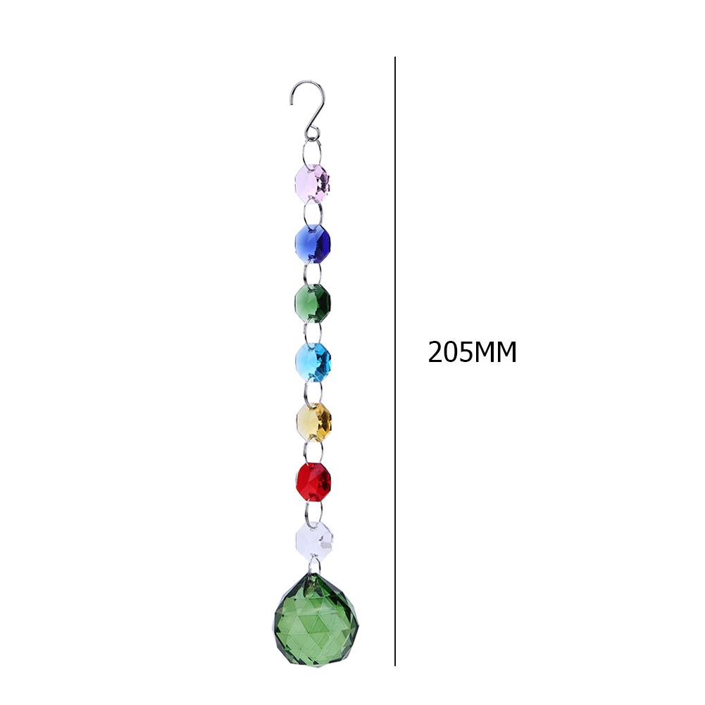 Prism Light Catcher Pendants Hanging Crystal Rainbow Maker Colorful Wind Chime for Window Cars Yard Ornament