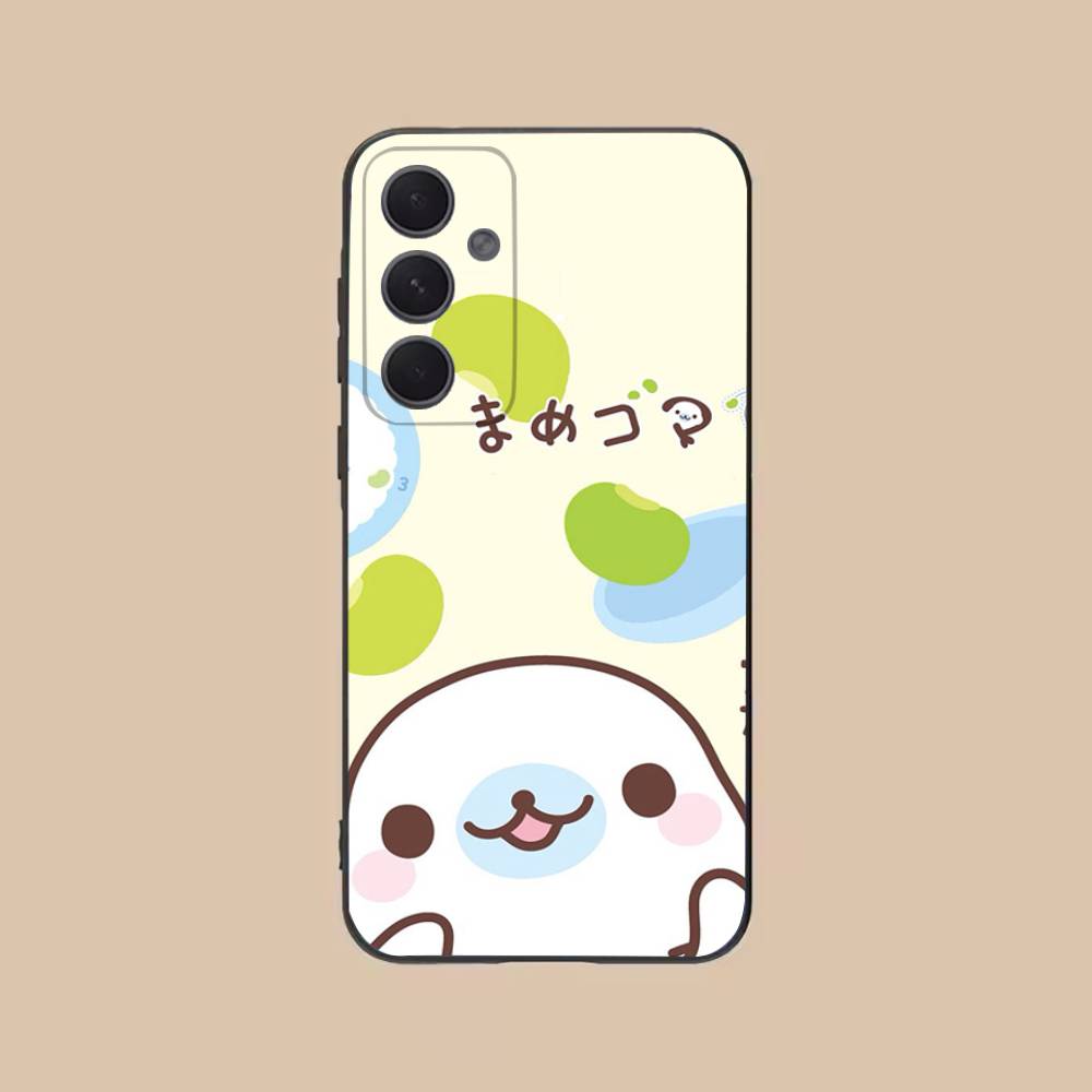 

Cute M-Mamegoma Seal Phone Case For Samsung S25,24,21,22,23,20,S30,Ultra,Plus, Fe,5G Silicone Cover SamsungS22plus5G