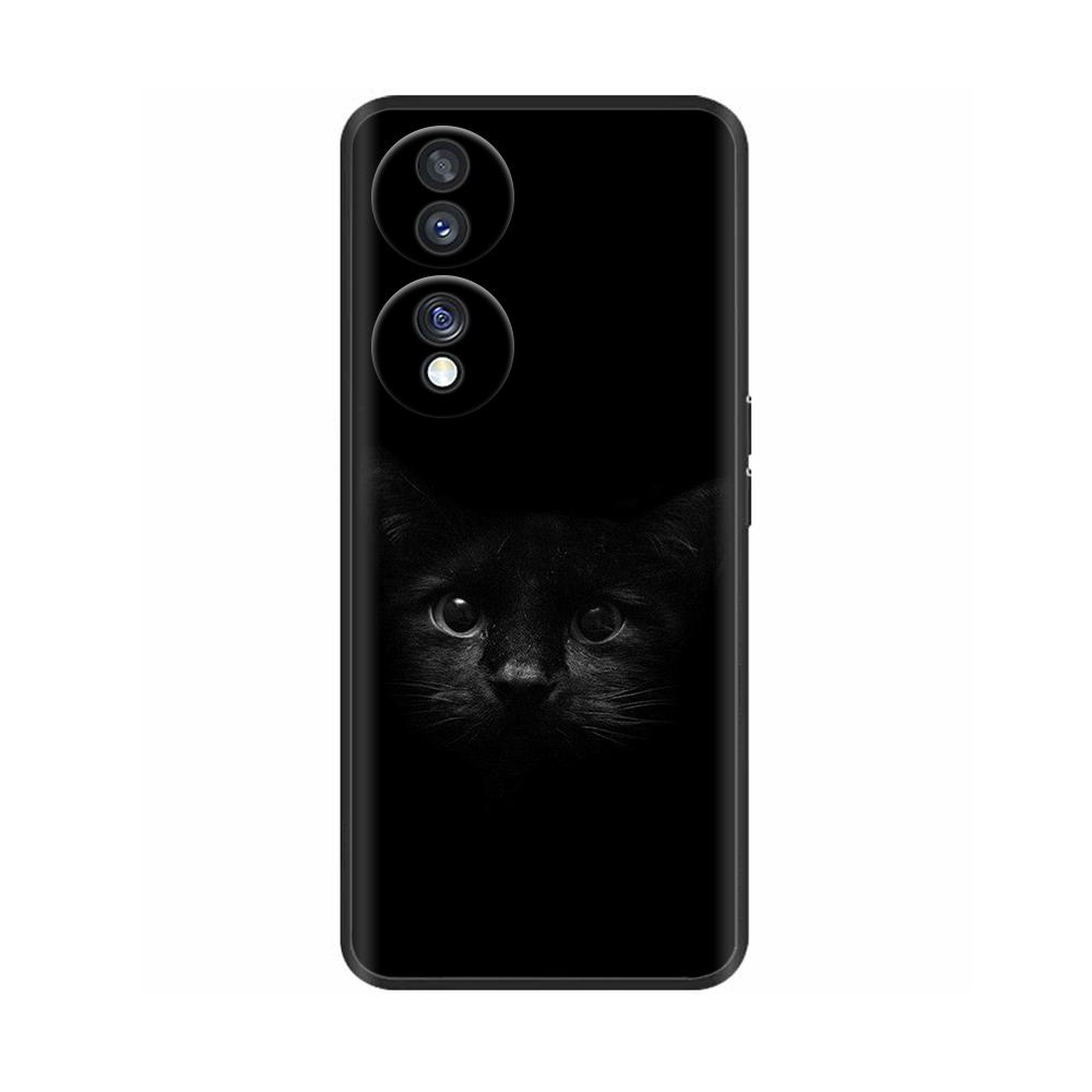 For Honor 70 5G Case Silicone Back Phone Cover For Honor 70 Pro Phone Cases Cute Flower Coque Funda for Huawei Honor 70 Pro Plus