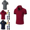 New Polo Mens Shirt Slim Fit Short Sleeve Basic Shirts Muscle Tee Tops Tshirt
