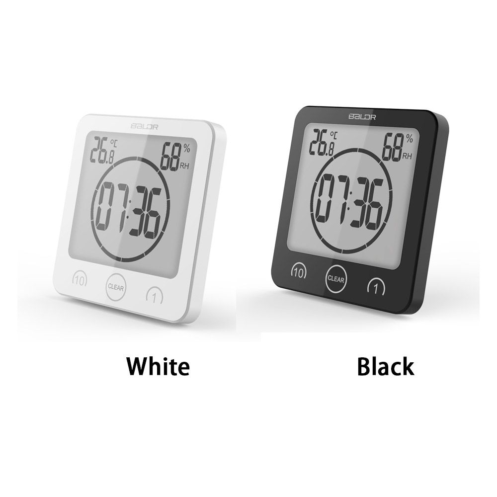 Home Decor Battery Powered Clock Art Wall Clock Digital Shower Clock Clock Timer Hanging Watch