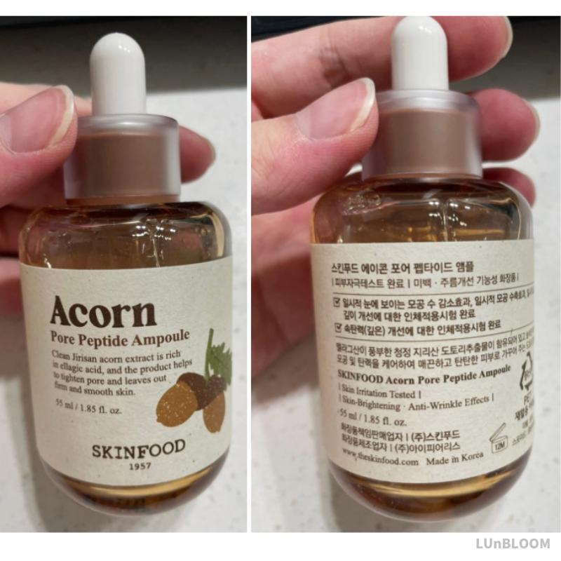 Skinfood Acorn Pore Peptide Ampoule 55ml + Cream 70ml Set (+Free gift)