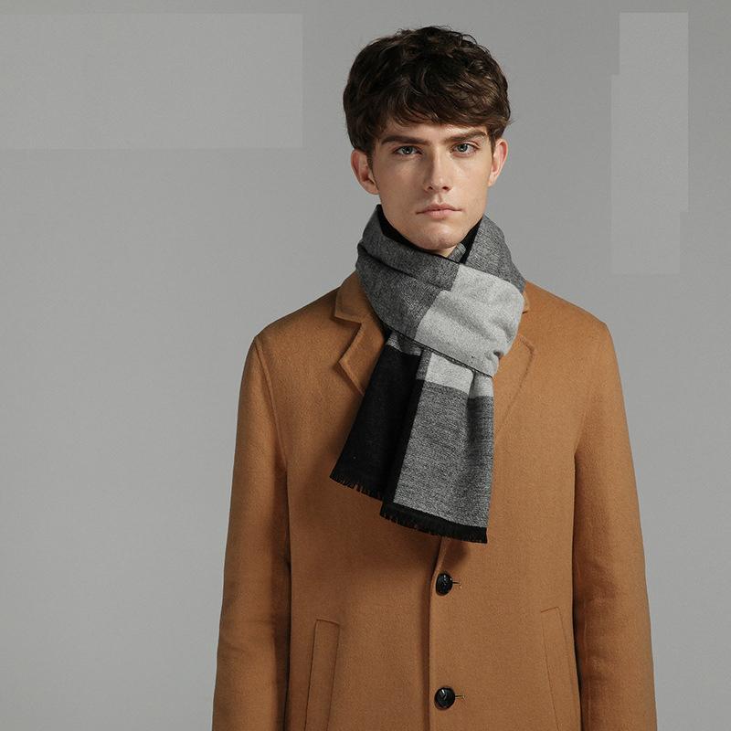 Winter Men Scarf Warm Long Pashmina