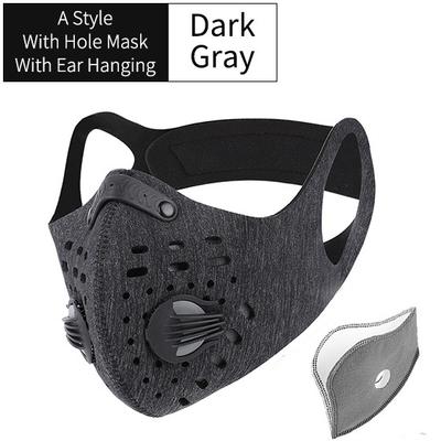 WEST BIKING Cycling Face Mask Sport Training Mask PM2.5 Anti-pollution Running Mask Activated Carbon Filter Washable Mask