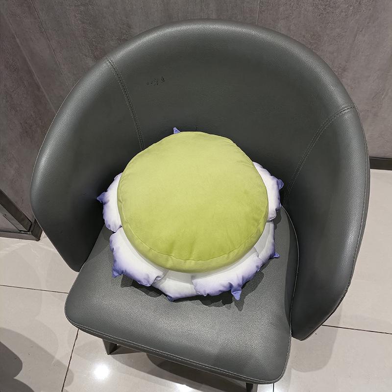 Korean-Style Lotus Water Lily Plush Toy - Succulent Good Luck Home Back Cushion