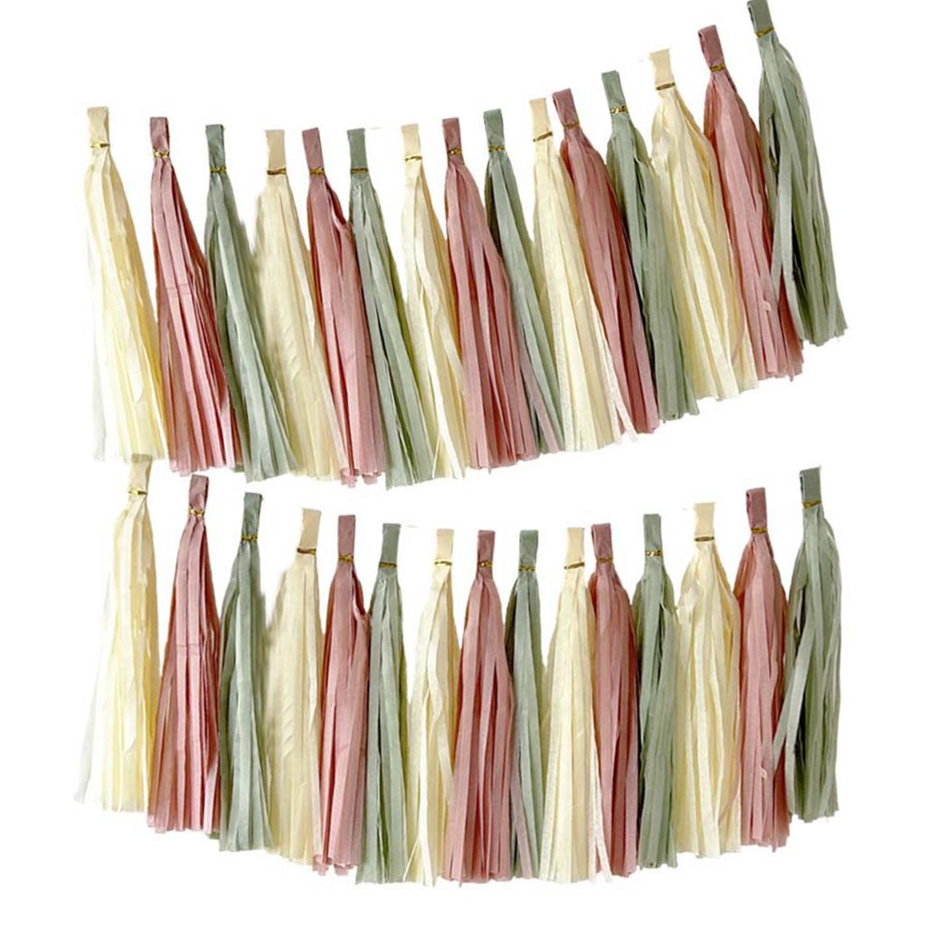 Colorful Paper Streamers for Wedding Decorations Birthday Celebration Supplies Easy Assemble Paper Hanging Ornament