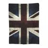 Vintage UK British Flag Sherpa Blanket Soft Warm Flannel Throw Blanket Bedding for Bed Living room Picnic Travel Home Couch
