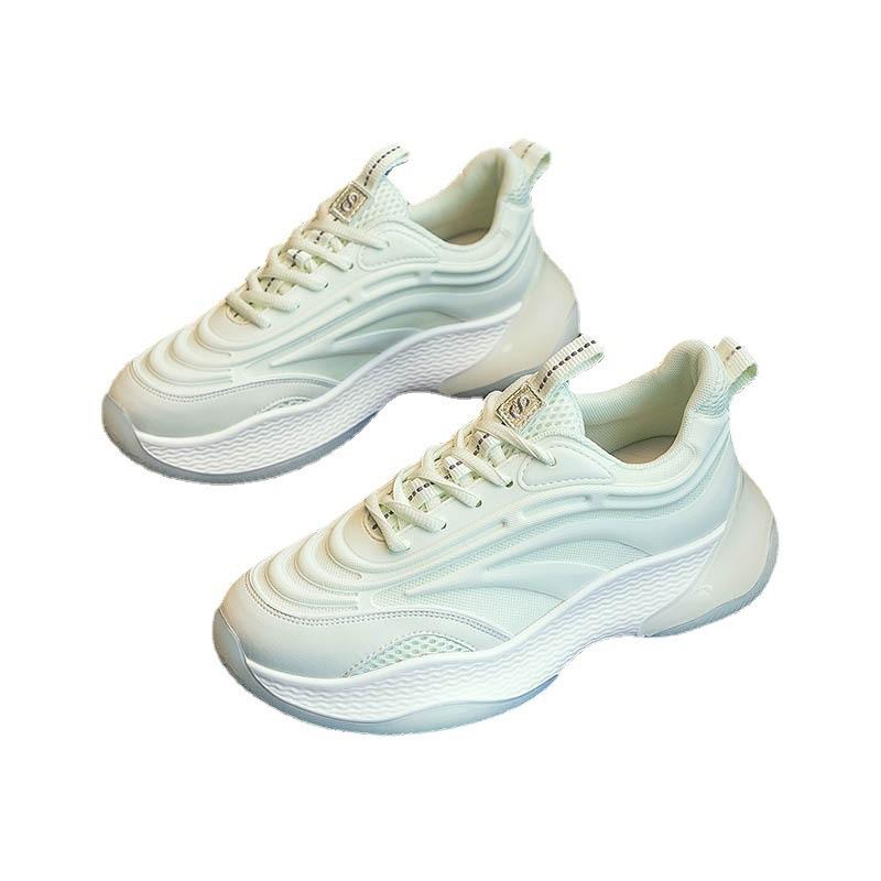 Cream cake super soft platform dad shoes for women, spring 2025 new Korean version of casual sports running shoes for women