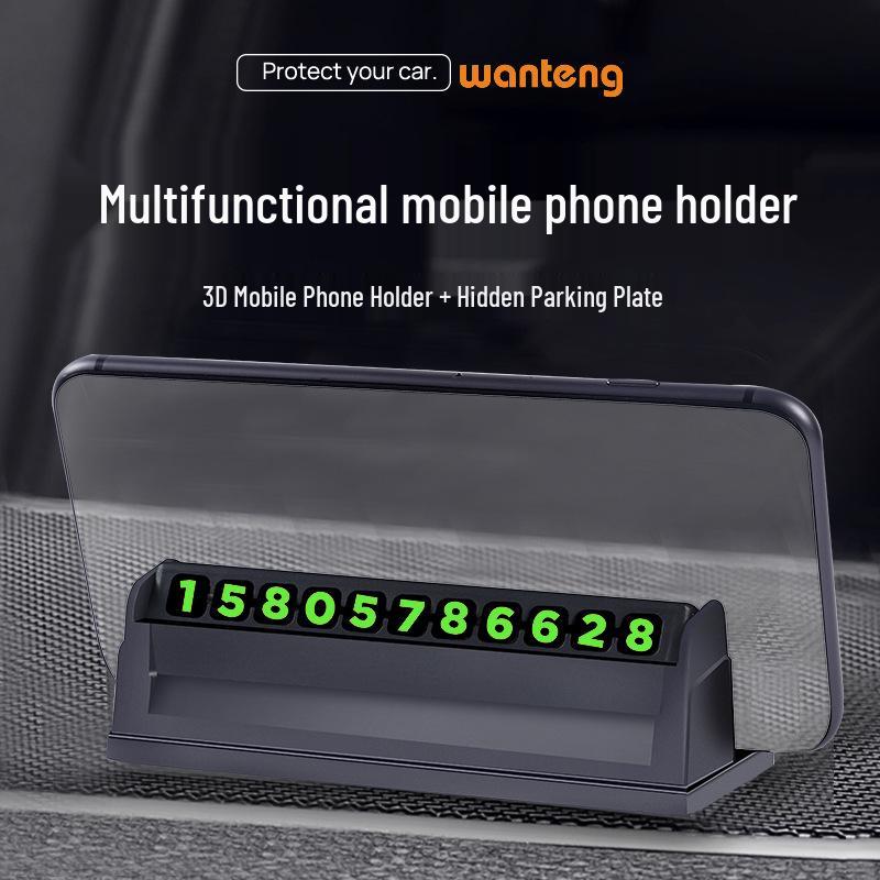 

Aromatherapy Multifunction Car Console Phone Holder & Parking Sign Combo