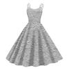 Children's Fashion Casual Sexy Retro Print Off-shoulder Punk Retro Dress