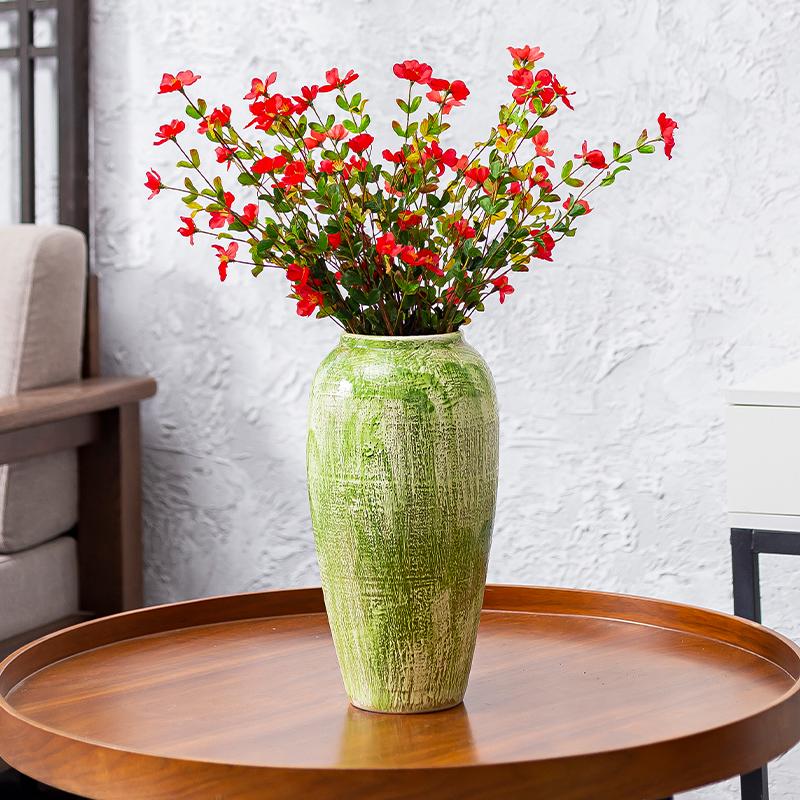 Nordic Ceramic Luxury Vase for Living Room - Minimalist Flower Arrangement Decor
