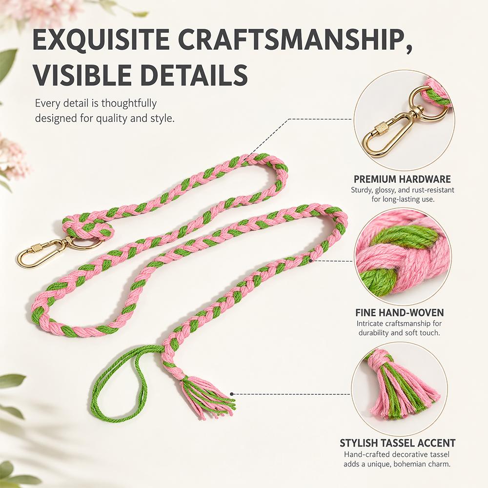 Traction Rope For Hand-pet Leash, Suitable For Small And Medium-sized Dogs, Such As Labrador, For Dog Walking. Made Of Durable And Thick Material.