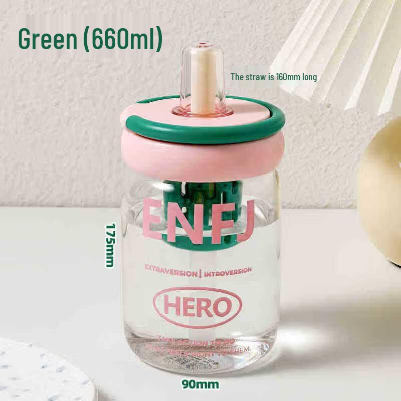 Xiao Yue Ya High Borosilicate Glass Water Bottle