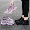 Women's New Spring Cross-border Flats, Polyurethane Flyknit Casual Sports Sneakers for Ladies