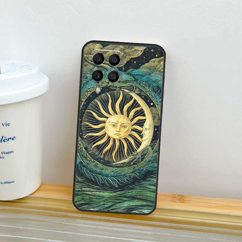Sun Moon Aesthetic Case For Samsung Galaxy M53 M13 M06 M16 M31 M11 M35 M55 M15 M56 M36 M12 M32 M52 M14 M34 M54