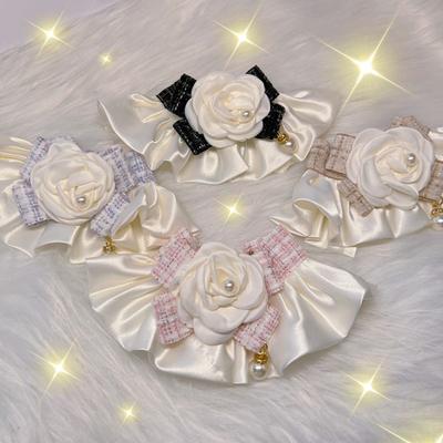 Muppet Saliva Towel, Lace Scarf, Cat Scarf, Fragrant Style, Cute Pet Collar, Ditai, Bi Xiong Necklace.