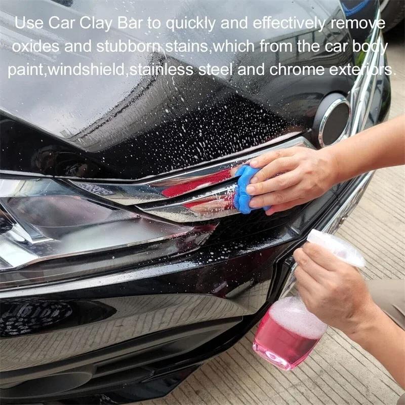 3/5Pcs Clay Bar Detailing Auto Car Clean Wash Cleaner Sludge Mud Remover Magic Car Cleaning Brush Tool Aotomobile Accessories