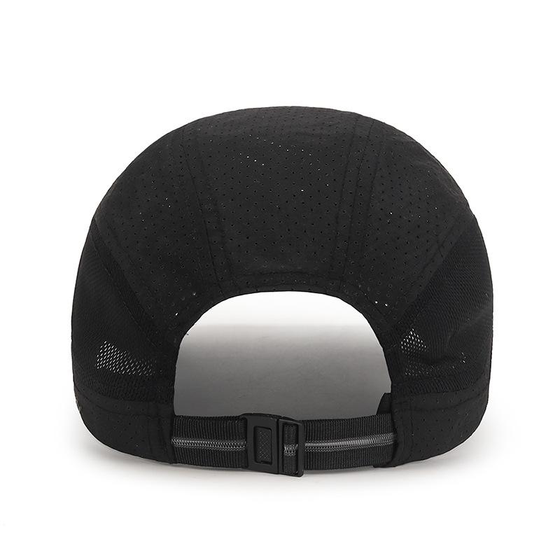 Laser-punched Breathable Front Cap for Men, Adjustable Outdoor Sunshade and Sun Protection Bailey Baseball Cap