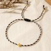 Bohemian Inspire Cotton Rope Crosses Bracelet Adjustable Designs Jewelry Accessory for Trendy Adults Everyday Wear