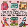 Relax Spooky Cute Coloring Book DIY Filling Color Book Cute Drawing Doodle Book  Kids Gift