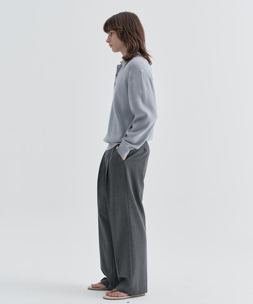 EZIO Classic Straight Slacks_Grey