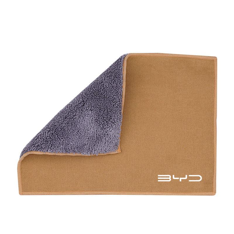 Microfiber Towel Car Cleaning Care Accessories For BYD Atto 3 Yuan Plus Han Tang EV F3 E6 Dmi Song F0 Qin Pro G3 I3 Ea1 Max G6