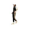 adidas Sports Lifestyle Series Comfortable Soft Skin-Friendly Breathable Casual Sports Suit Unisex Sports Suit Black Han-Jade-White JZ0106