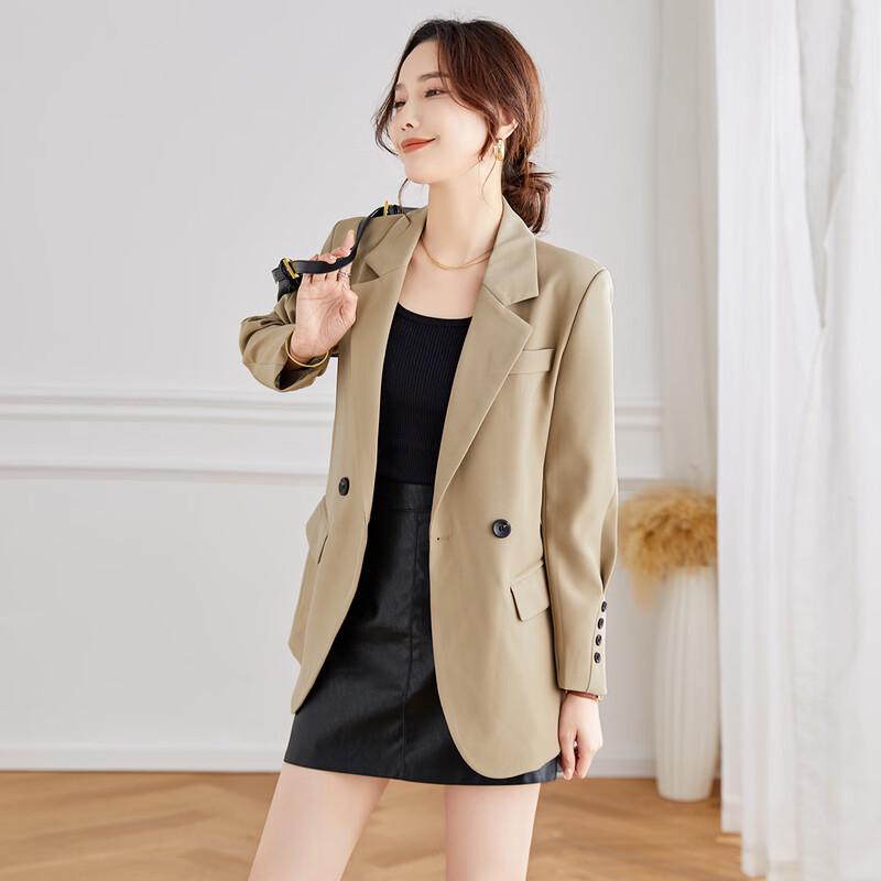 TERRE BLEUE Women's Elegant Business Blazer Jacket