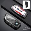 Metal Car Key Case Cover Protection Shell For BMW 3 5 7 Series X3 X5 X6 X7 GT Ix3 XM I5 I7 G90 G45 G12 Keychain Auto Accessories