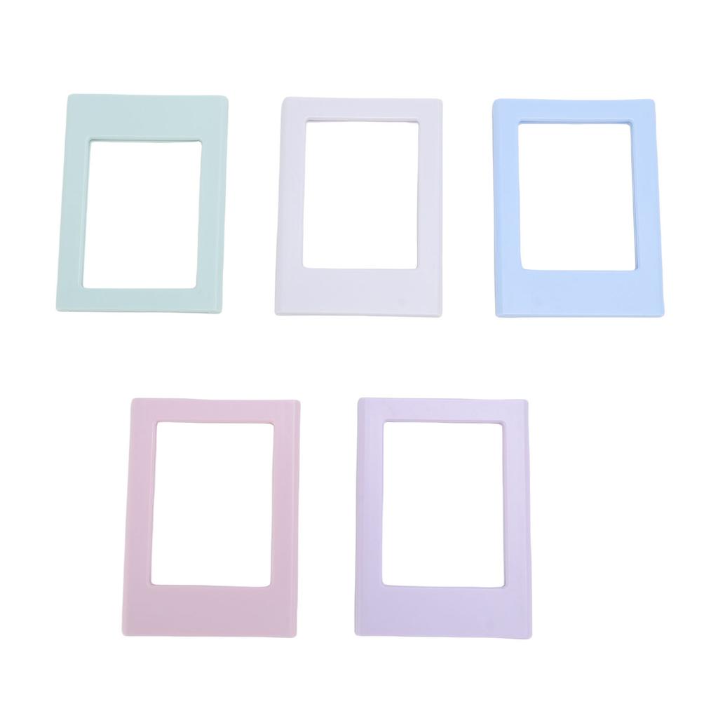 5 STÜCK Magnetische Fotorahmen für Kühlschrank 3 Zoll Sofortbildrahmen Foto Memo Kartenhalter
