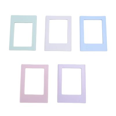 5 ks Magnetických fotorámečků na ledničku 3palcový rámeček na instantní film Zobrazení obrázků, poznámek, karet