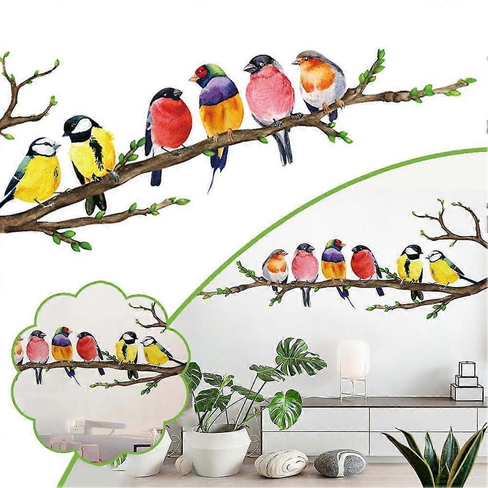 Birds Branch Wall Stickers Mural Art Decal Wallpaper Home Wall Decor