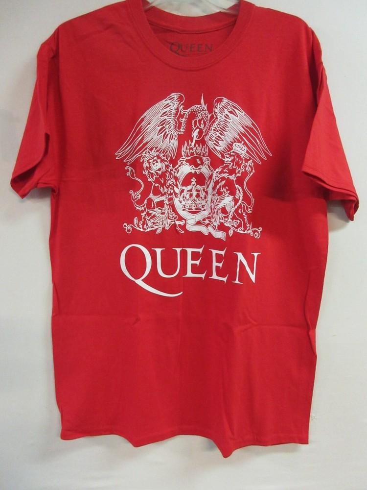 ОФИЦИАЛЬНЫЙ МЕРЧ QUEEN БЕЛЫЙ ГЕРБ 2020 КОНЦЕРТ ГРУППЫ МУЗЫКА БОЛЬШАЯ Унисекс Футболка XL