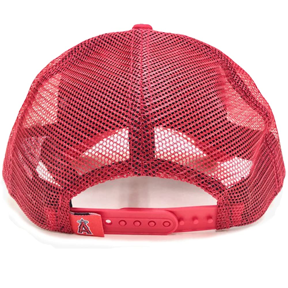 New Era MLB Trucker 9FORTY Mesh Featuring Shohei Los Angeles Angels of Anaheim Cap/Red, Ohtani's Team.