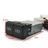 For Toyota Camry Avalon Highlander Levin RAV4 Car Charger Dustproof Socket Dual Type-C Charging Outlet Power Adapter