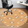 1pc Cats Paws Office Round Area Rug, Under Office Chairs Bedroom Living Room Home Decor, Room Deco