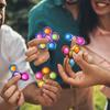 Trending Two-Color Rat Killer Fidget Spinner: Colorful Bubble Pop Finger Spinning Top