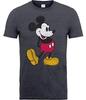 Disney 'Mickey Mouse Vintage' (Charcoal) T-Shirt (x-Large)
