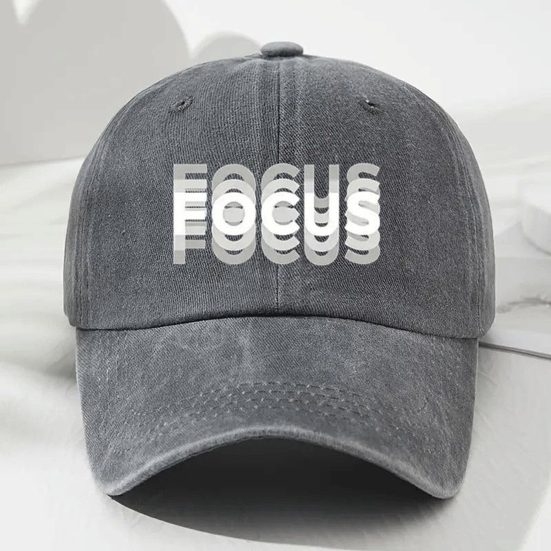 Stylish Unisex Retro Washed Cotton Cap, Versatile Casual Sun Protection Baseball Cap for Matching Streetwear Vintage Style Adjustable Cap