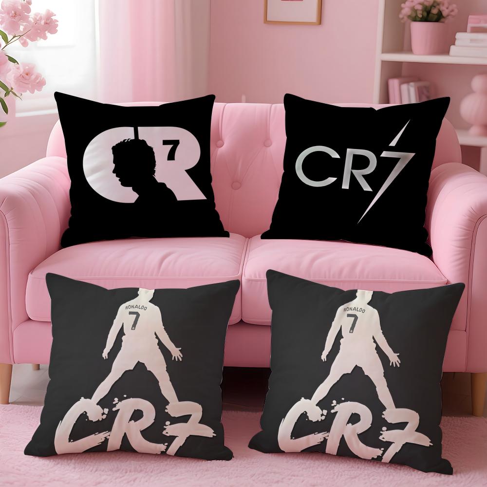CR7 CCristiano RRonaldoS Cushion Cover Pillow Case Soft Friendly Fabric  Concealed Zipper