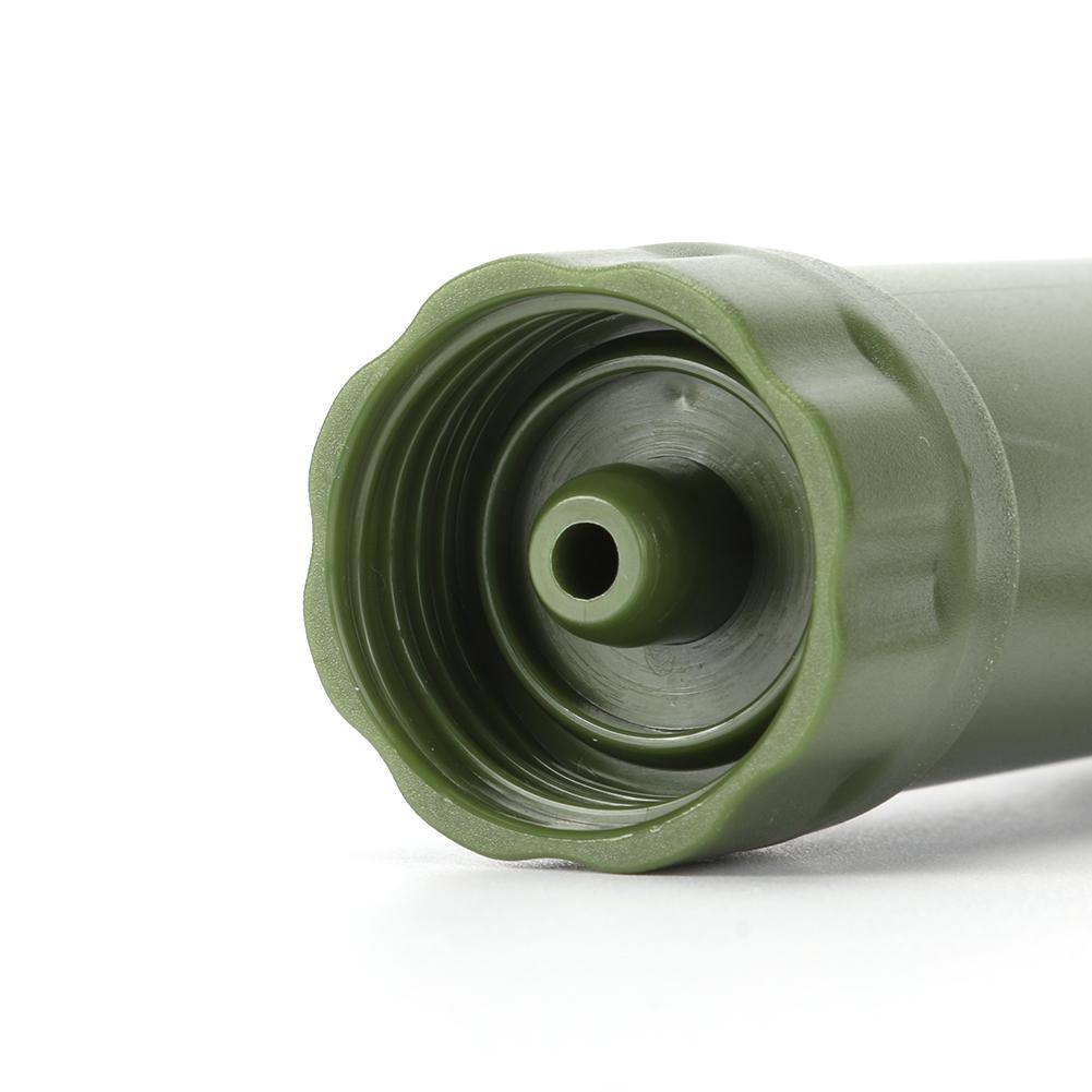 Wild Life Emergency Drinking Water Filtering Tools Portable Camping Hiking Life Survival Water Purifier Filter with Straw