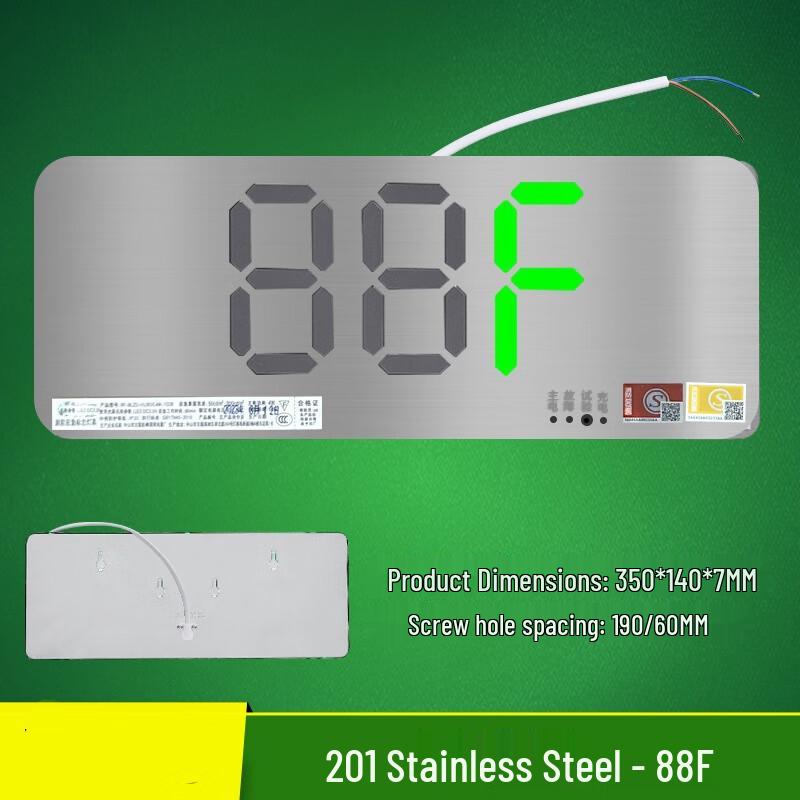 Longchan Ultra-thin 201 Stainless Steel Emergency Indicator Sign