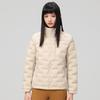 Unisex 2025 Autumn/Winter White Duck Down Jacket - Warm, Lightweight, and Versatile with Stand Collar.