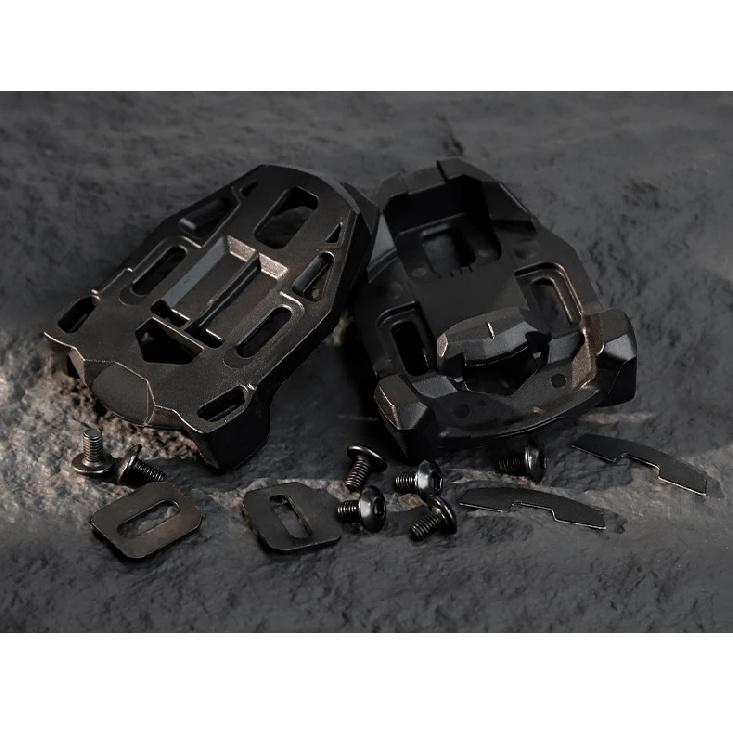 RRSKIT Road Bike Pedal Cleats Set Anti-Skid Plastic Cycling Pedals For Time IClic XPro XPresso Road Bike Cleat Lock